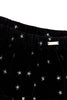 NICOLE MILLER FW24 Velvet Sequence Embroidered Skirt