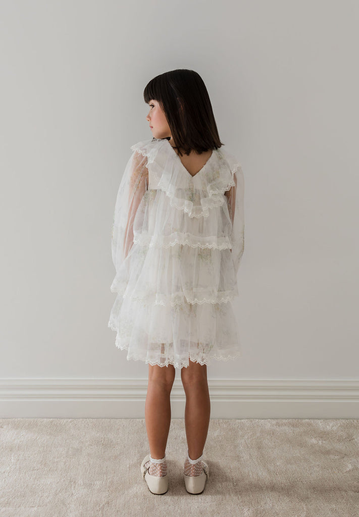 PETITE AMALIE "Le Jardin" Spring Meadow Short Tulle Dress