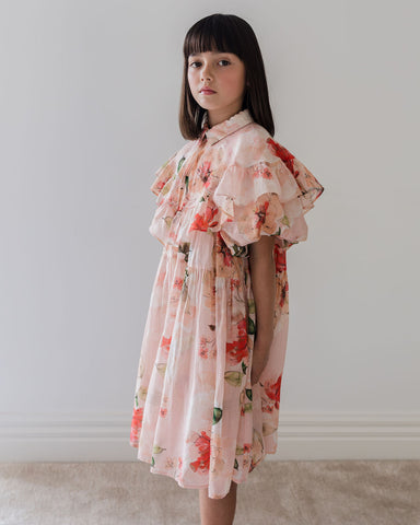 PETITE AMALIE "Le Jardin" Spring Meadow Butterfly Dress