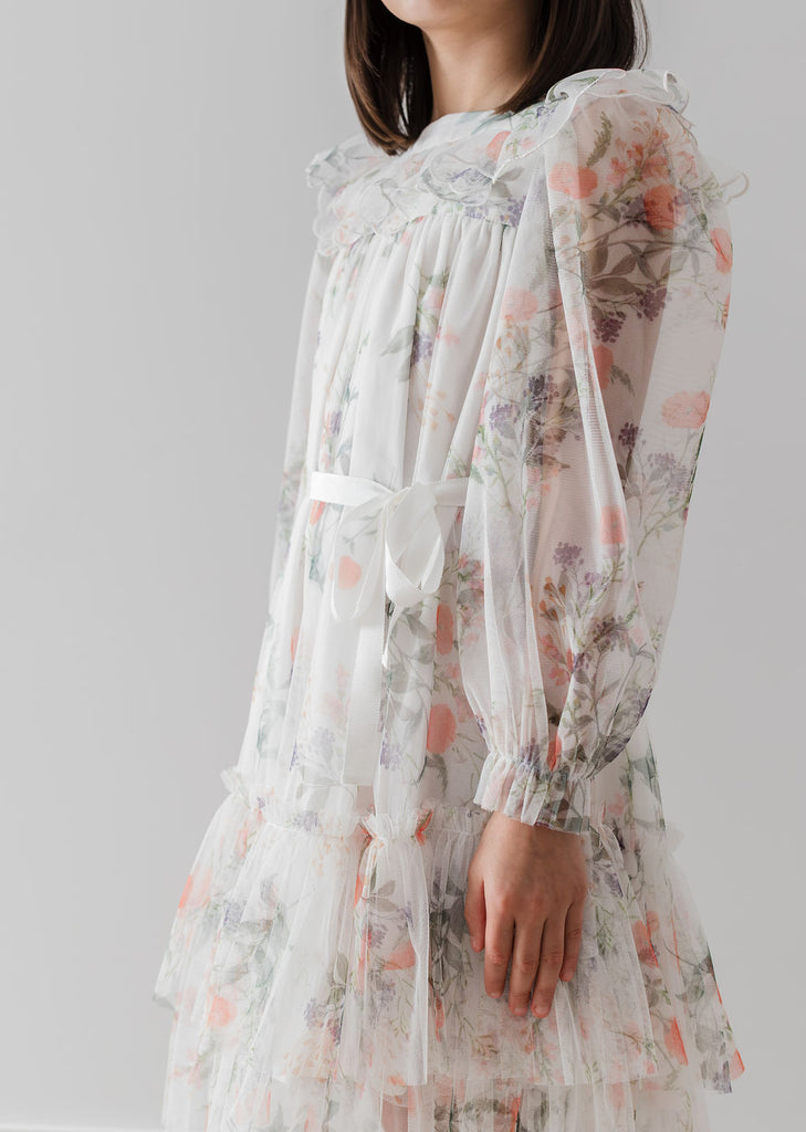 PETITE AMALIE "Le Jardin" Summer Bouquet Tulle Dress