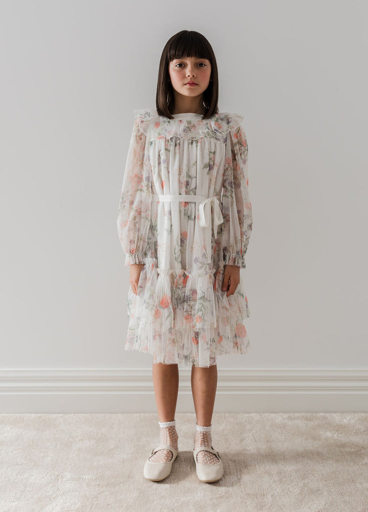 PETITE AMALIE "Le Jardin" Summer Bouquet Tulle Dress