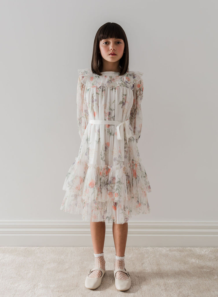 PETITE AMALIE "Le Jardin" Summer Bouquet Tulle Dress