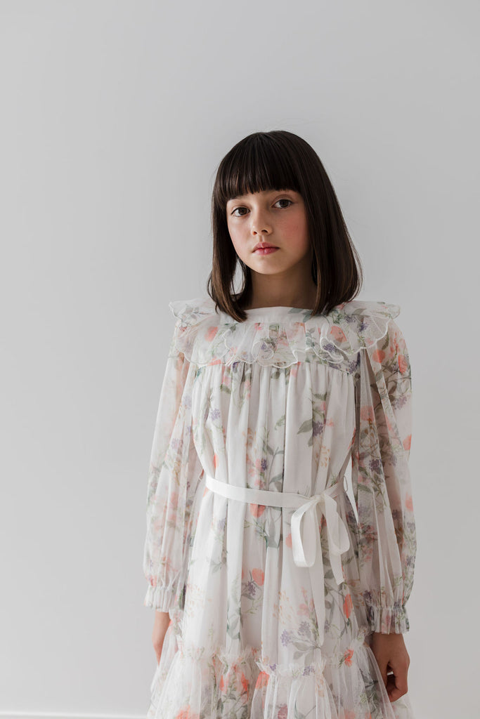 PETITE AMALIE "Le Jardin" Summer Bouquet Tulle Dress