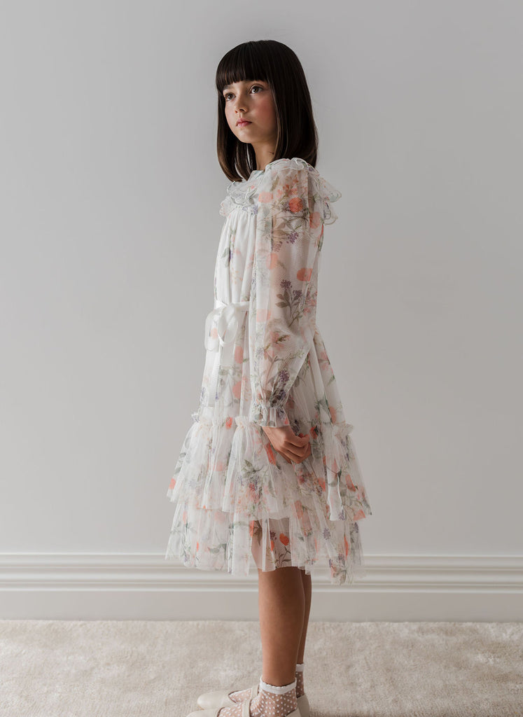 PETITE AMALIE "Le Jardin" Summer Bouquet Tulle Dress