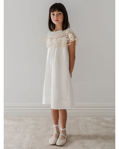 PETITE AMALIE "Le Jardin" Blush Orchid Linen Gown