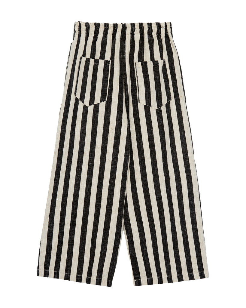 WEEKEND HOUSE KIDS "La Casa" Black stripes straight pants