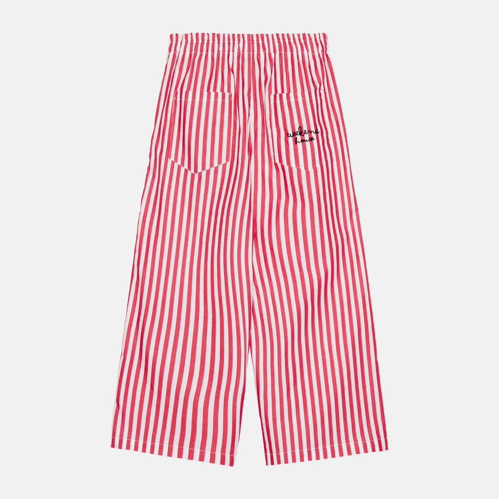 WEEKEND HOUSE KIDS "La Casa" Red stripes straight pants