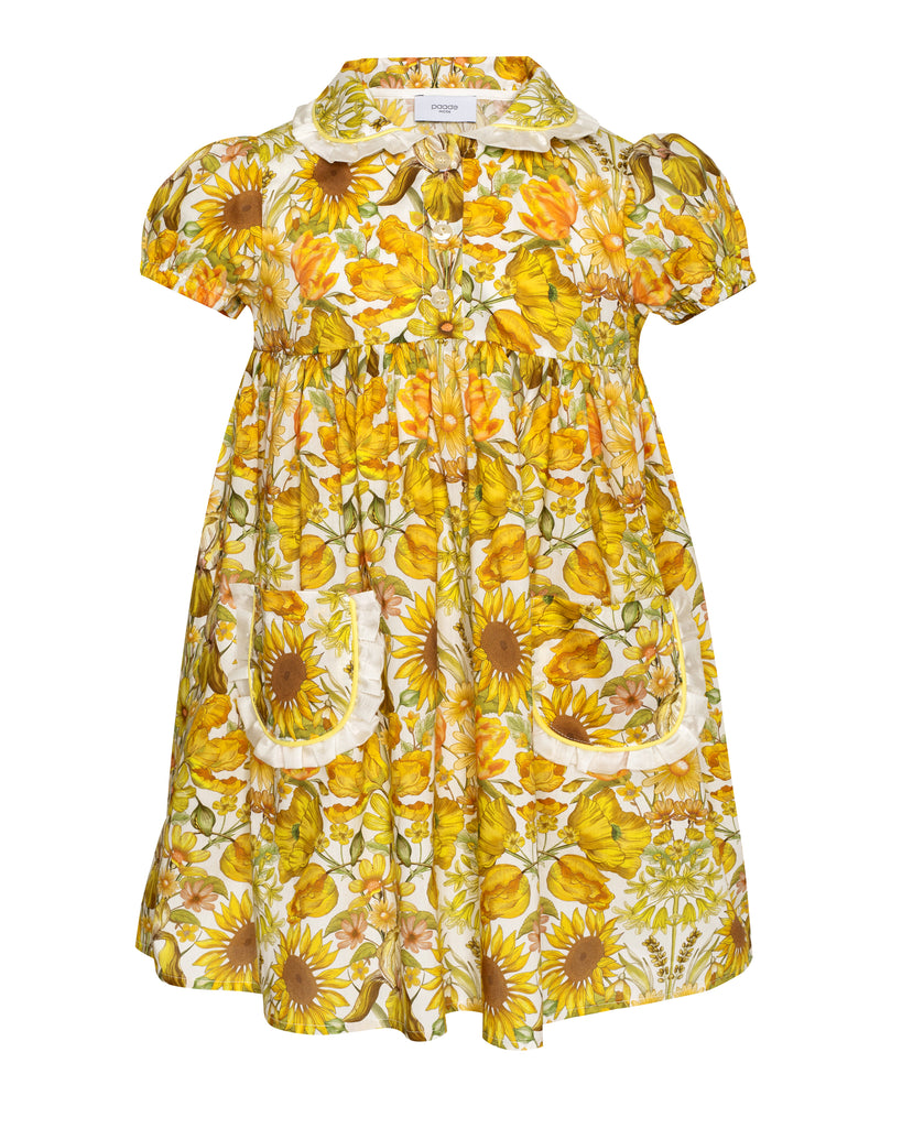 PAADE MODE "MIMI'S BACKYARD SOCIETY" Cotton Dress Sunflower Yellow