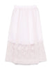 ELIE SAAB Spring Summer 2025 FLORAL APPLIQUE ORGANZA EMBROIDERED SKIRT