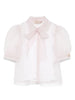 ELIE SAAB Spring Summer 2025 ORGANZA BOW BLOUSE TOP