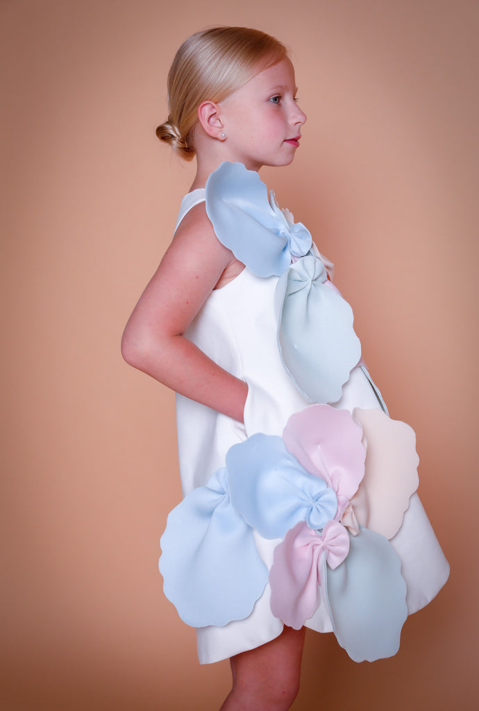 NIKOLIA "Lollipopulation" Moonflower Dress in MULTI PASTELS