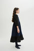 THE MIDDLE DAUGHTER AW24  AT LONG LAST Velvet DRESS in NAVY BLUE