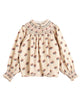 C'ERA UNA VOLTA Carla Shirt in Cream Check Flower