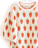 FISH & KIDS SS25 STRAWBERRY KNITTED PULLOVER TOP