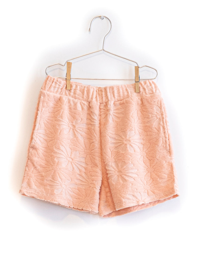 FISH & KIDS SS25 FLOWERS TOWELING TERRY SHORTS