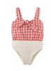 GINGERSNAPS SS25 Nadia Gingham Bodysuit Top