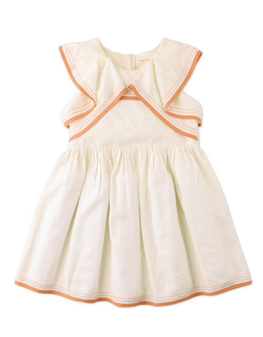 GINGERSNAPS SS25 Baby Cassia Dress with Sailor Collar