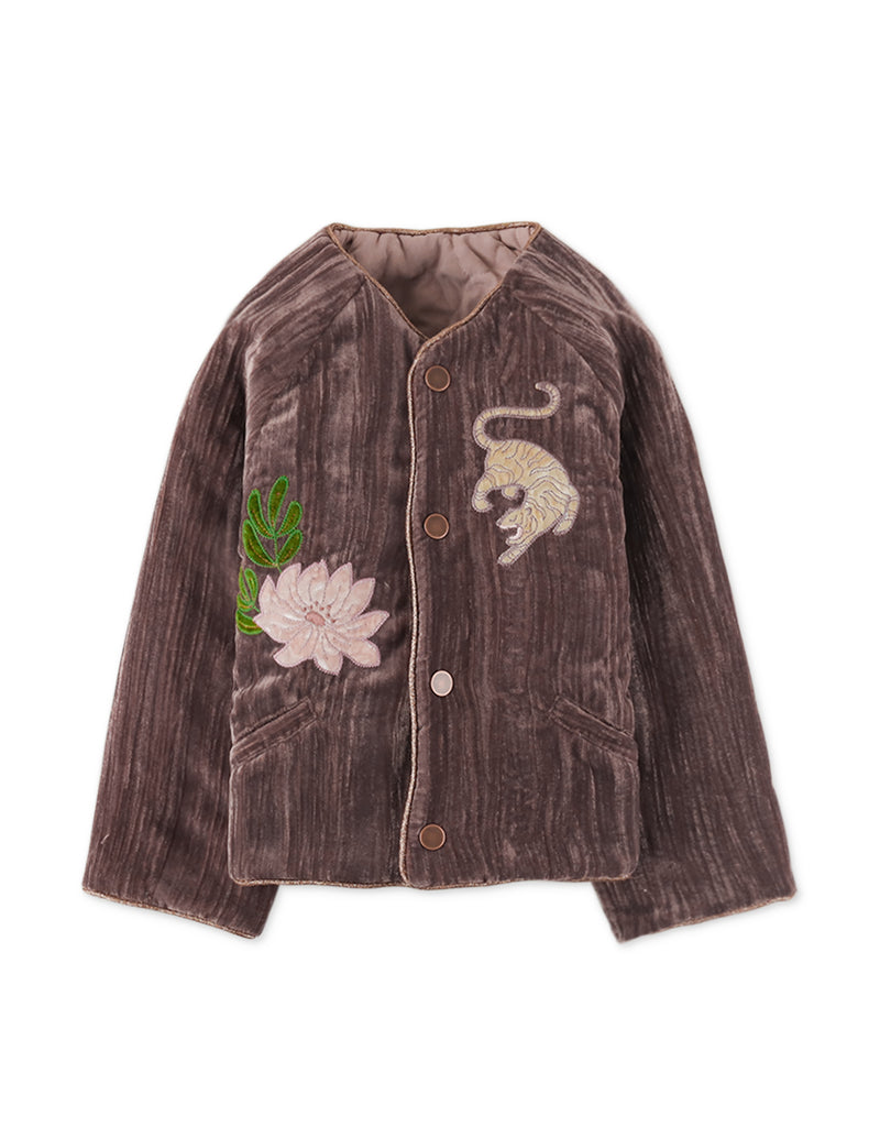 GINGERSNAPS FW24 FULLY REVERSIBLE EMBROIDERED JACKET