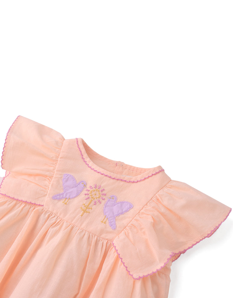 GINGERSNAPS SS25 Baby Yana Blouse with Picot Embroidery