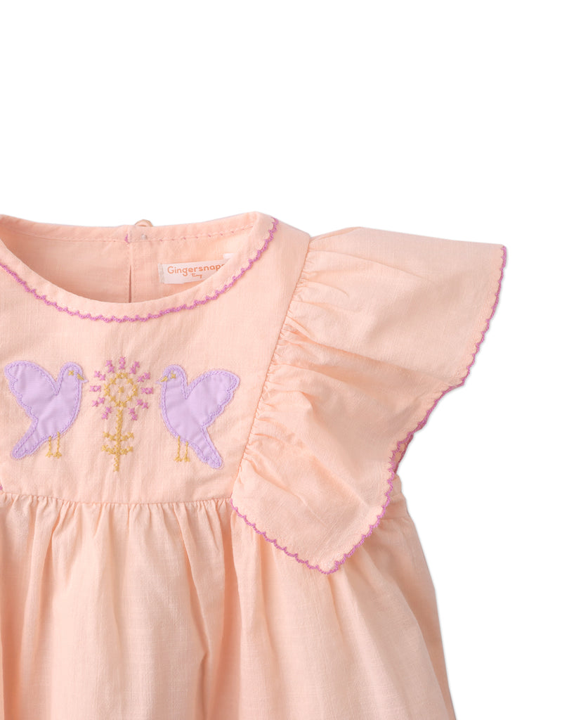 GINGERSNAPS SS25 Baby Yana Blouse with Picot Embroidery