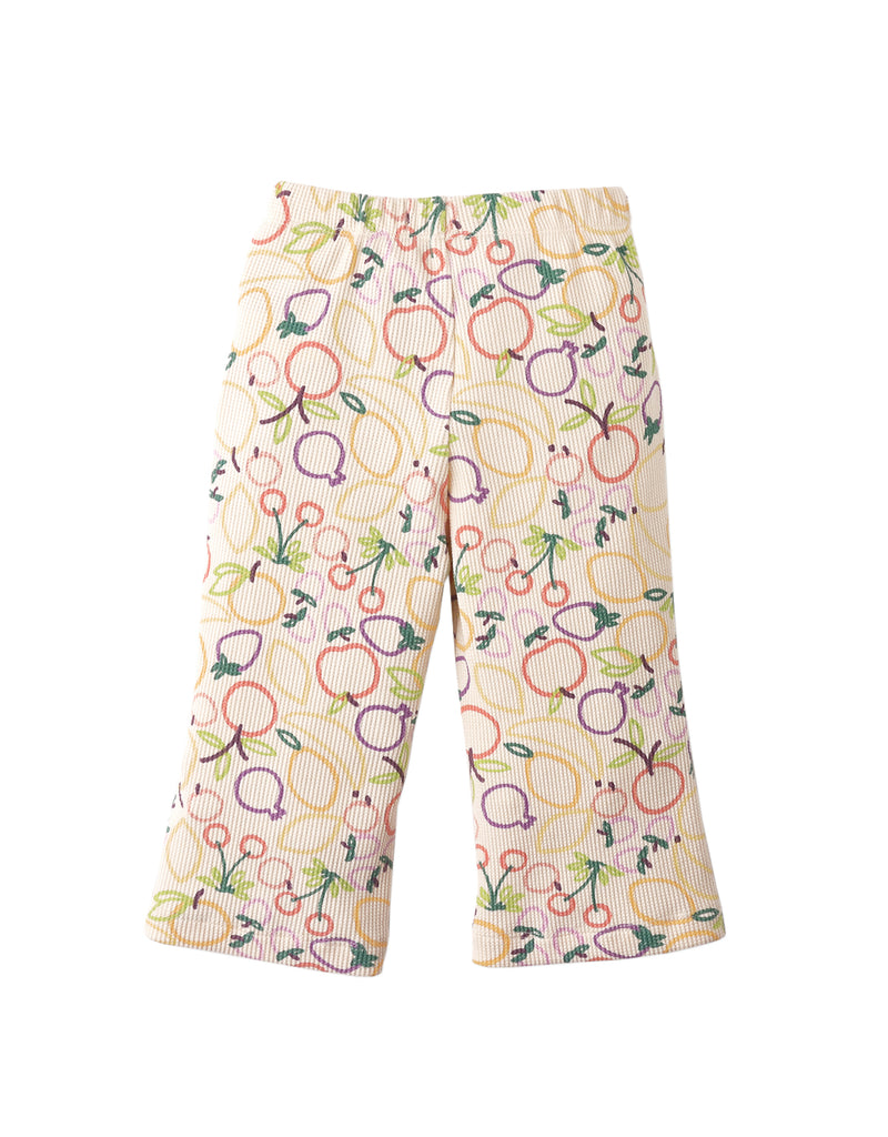 GINGERSNAPS SS25 Baby Ivanka Printed Waffle Pants