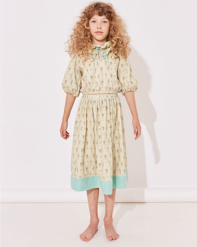 THE MIDDLE DAUGHTER SS25 Stratosphere Dress in Old London Map