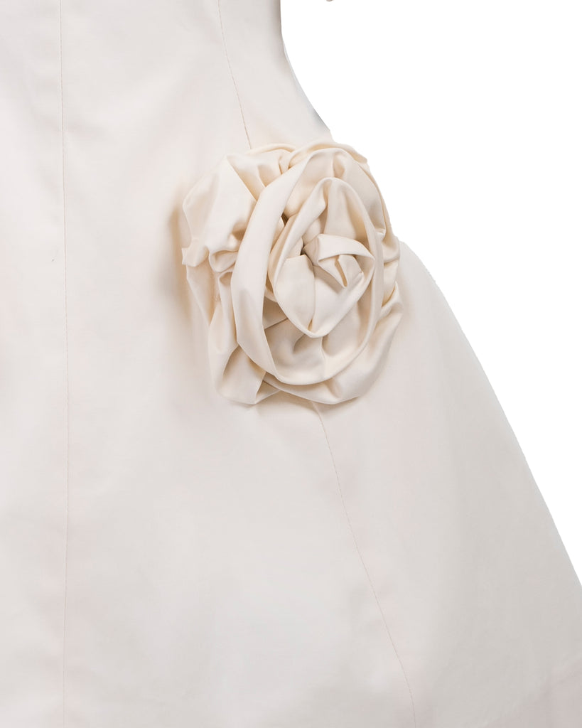 MiMiSol SS25 Tulip Shaped Rose Embellished Pocket Dress