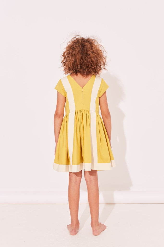 THE MIDDLE DAUGHTER SS25 Motorway Dress in Preserved Lemon