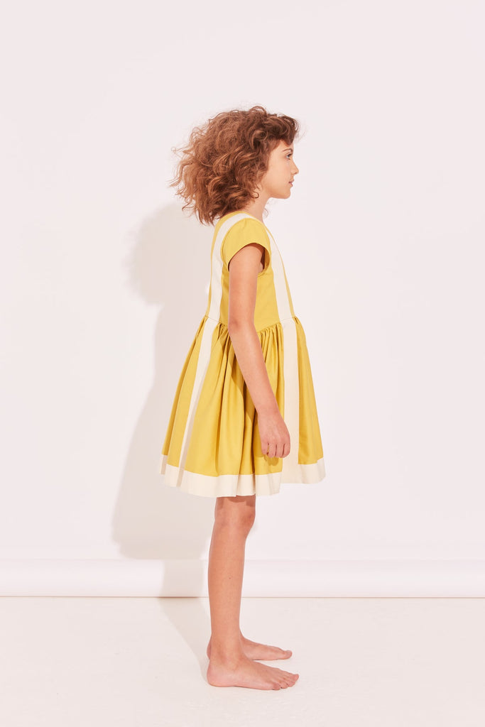 THE MIDDLE DAUGHTER SS25 Motorway Dress in Preserved Lemon