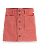 SCOTCH AND SODA FW24 Corduroy Skirt