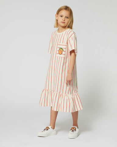 KENZO 'FRUITS STICKERS' SUNFLOWER SUN DRESS