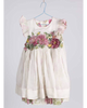 PERO KIDS Silk Applique Hand Embroidered Dress