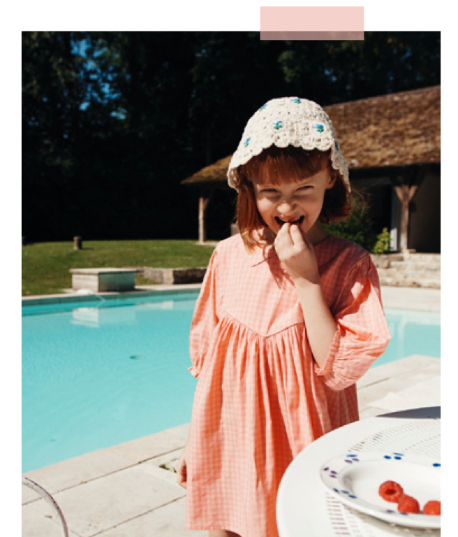 EMILE ET IDA SS25 TULIPES CROCHET Sun Hat