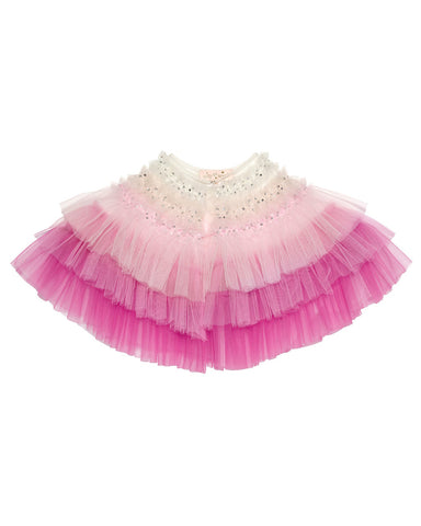 TUTU DU MONDE Spring 2025 A FLOWERS PATH CAPE in Heavenly Pink