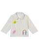 STELLA MCCARTNEY BABY GIRL WIGGLE STRIPES GABARDINE JACKET