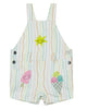 STELLA MCCARTNEY BABY GIRL WIGGLE STRIPES GABARDINE DUNGAREES