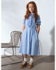 UNLABEL SS25 Arch Dress in Sky Blue Stripes