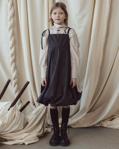 UNLABEL FW24 Emhyr Bow Tie Tiered Dress