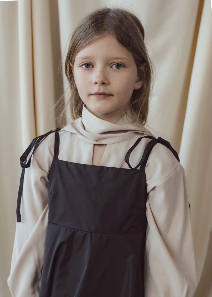 UNLABEL FW24 Dylyd Pinafore Dress with Shoulder Ties