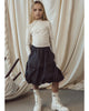 UNLABEL FW24 Aledwen Bubble Skirt in Antracite