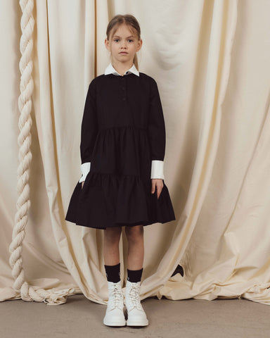 UNLABEL FW24 Erwynn Tiered Ruffled Dress