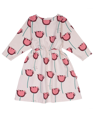 MINI RODINI Pre-SS24 Roses Longsleeve Dress