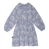 WYNKEN FW24 CLOUD DRESS in Grey Birds