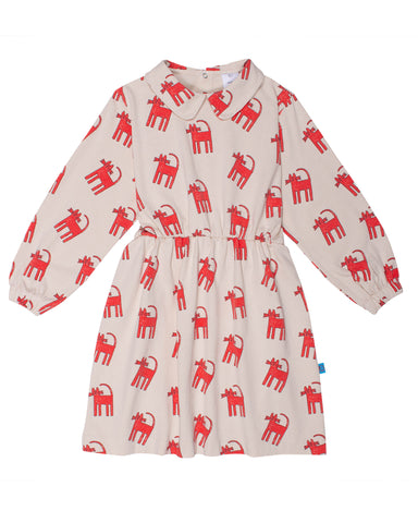 WEEKEND HOUSE KIDS "Small Is Beautiful" Elephant Overalls Dress