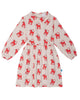 WYNKEN FW24 CLOUD DRESS in Red Cats