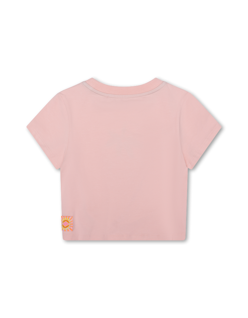 OILILY Spring Summer 2025 TWINKY T-SHIRT with STRAWBERRY & TIE WAIST