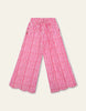 OILILY Spring Summer 2025 Palazzos Scalloped Edge Trouser Pants in Raspberry