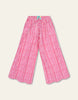 OILILY Spring Summer 2025 Palazzos Scalloped Edge Trouser Pants in Raspberry