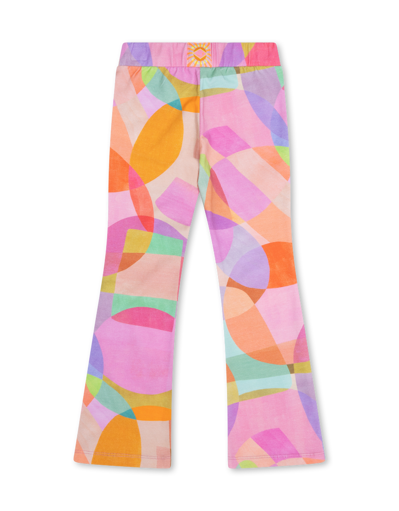 OILILY Spring Summer 2025 PEACE LEGGINGS TROUSERS in ABSTRACT CIRCLES