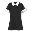 KARL LAGERFELD SS25 Collared Black and White Dress